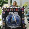 Star Trek 54th Anniversary Quilt Gift For Christmas Black Friday Thanksgiving
