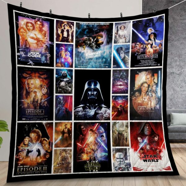 Star War Quilt Gift For Christmas Birthday Thanksgiving