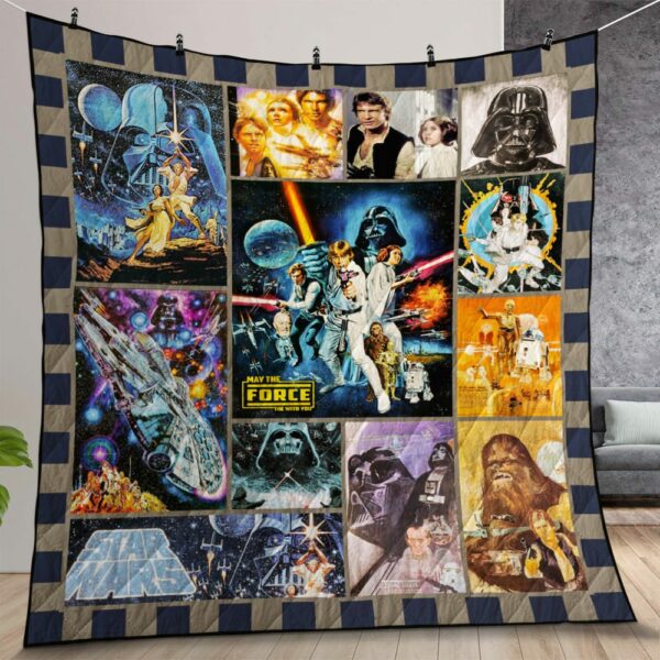 Star Wars 1977 Quilt Gift For Christmas Birthday Halloween
