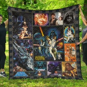 Star Wars 1977 Vintage Quilt Gift Ideas For Fans on Christmas