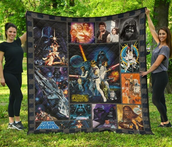 Star Wars 1977 Vintage Quilt Gift Ideas For Fans on Christmas