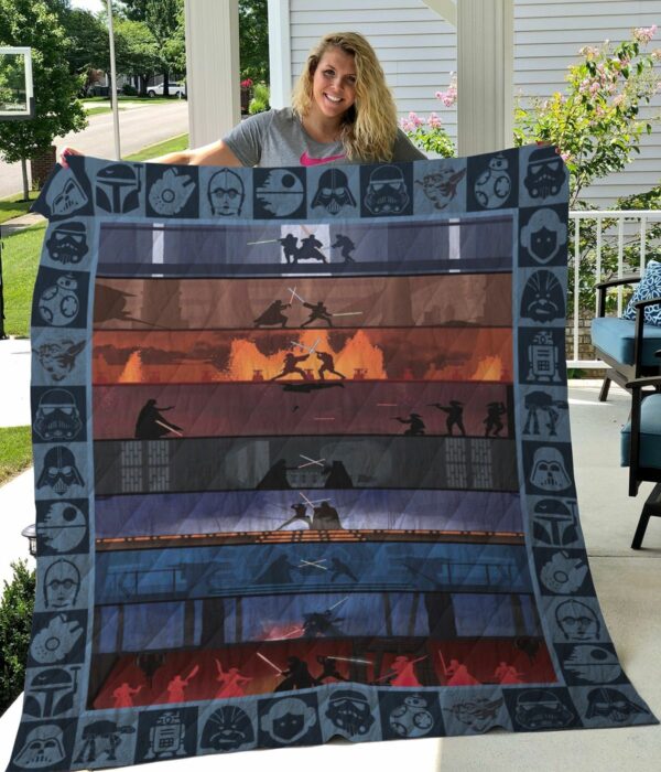 Star Wars 9 Movies Quilt Gift For Family On Christmas Black Friday Cyber Monday