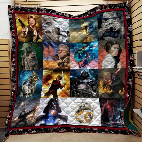 Star Wars Collage Quilt Gift Ideas For Fans on Christmas