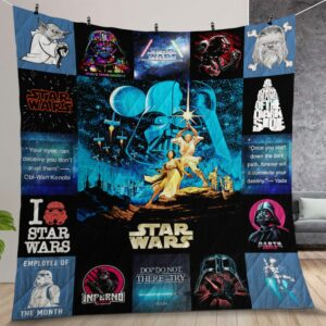 Star Wars Custom Quilt Gift For Christmas Birthday Thanksgiving