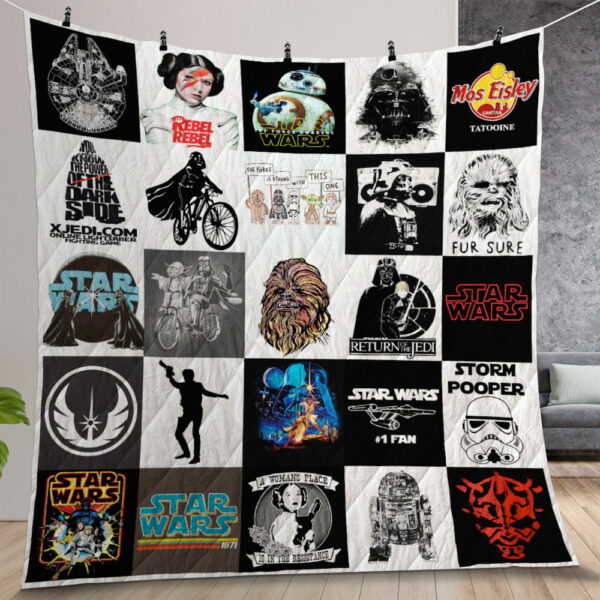Star Wars Quilt Gift For Christmas Birthday Thanksgiving Version 1