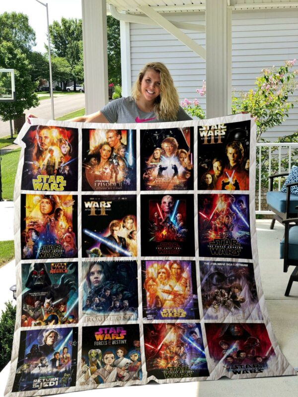 Star Wars Quilt Gift For Christmas Black Friday Thanksgiving
