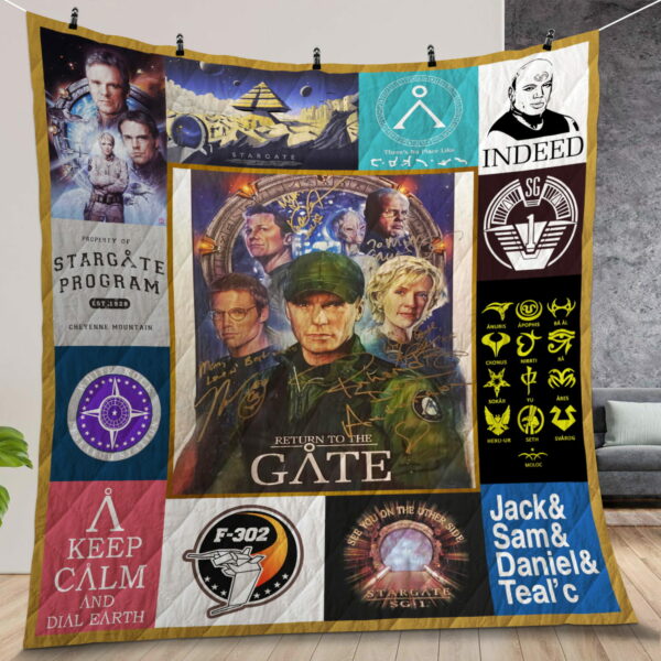 Stargate Collage Quilt Gift For Christmas Birthday Halloween