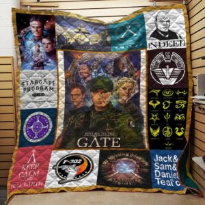 Stargate Collage Quilt Gift For Christmas Black Friday Thanksgiving