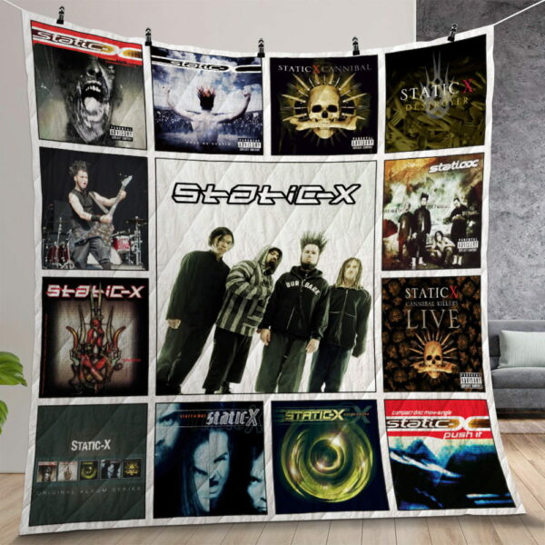 Static X Quilt Gift For Christmas Birthday Thanksgiving Version 2