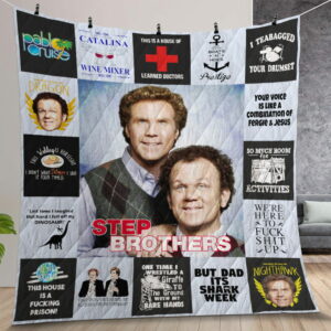 Step Brothers Quilt Gift For Christmas Birthday Thanksgiving