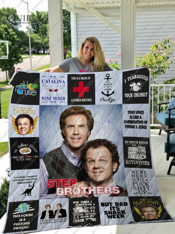 Step Brothers Quilt Gift For Christmas Black Friday Thanksgiving