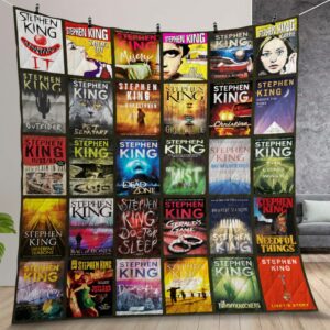 Stephen King Quilt Gift For Christmas Birthday Thanksgiving