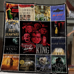 Stephen King Quilt Gift For Christmas Black Friday Thanksgiving