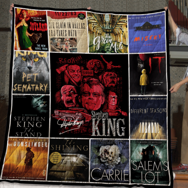 Stephen King Quilt Gift For Christmas Black Friday Thanksgiving