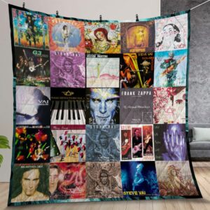 Steve Vai Albums Cover Poster Quilt Gift For Christmas Birthday Halloween