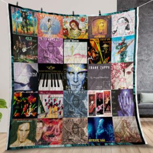 Steve Vai Albums Cover Poster Quilt Gift For Fans Christmas Black Friday
