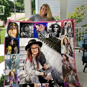 Steven Tyler Quilt Gift For Family On Christmas Black Friday Cyber Monday