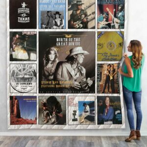 Stevie Ray Vaughan Albums Quilt Gift For Christmas Black Friday Thanksgiving