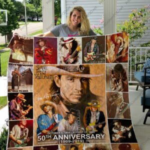 Stevie Ray Vaughan Quilt Gift For Christmas Black Friday Thanksgiving