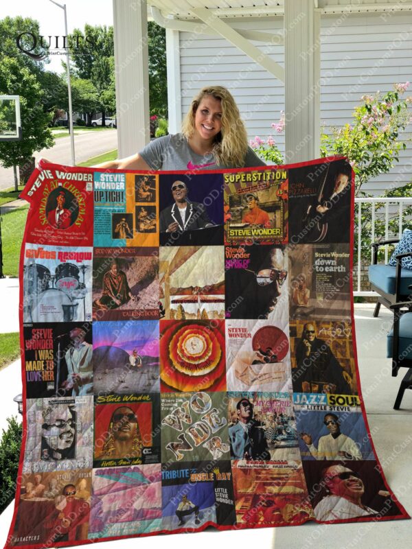 Stevie Wonder Albums Quilt Gift For Family On Christmas Black Friday Cyber Monday