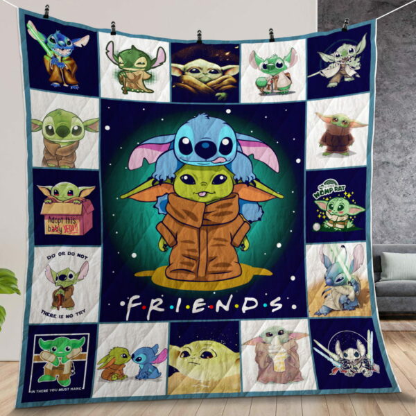 Stitch And Yoda Quilt Gift Ideas For Fans