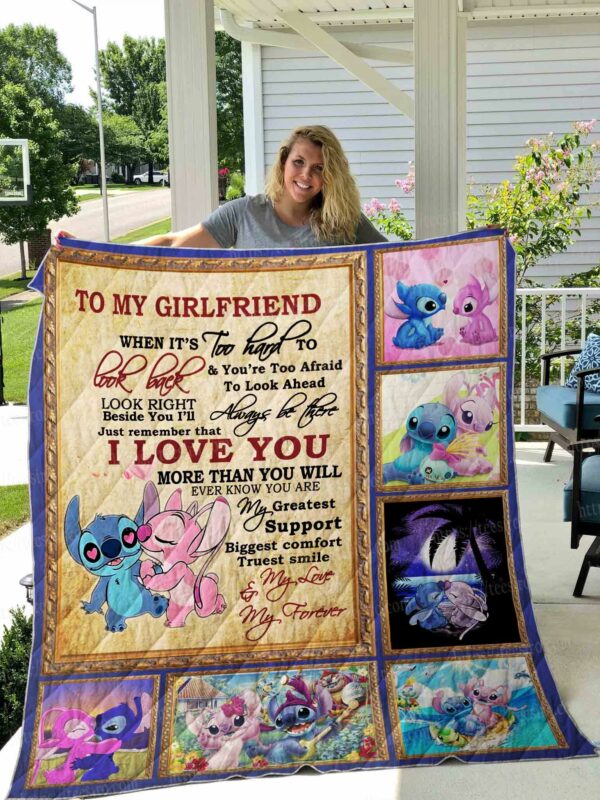 Stitch Girlfriend Quilt Gift Ideas For Fans on Christmas