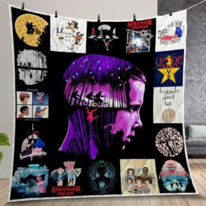 Stranger Things Quilt Gift For Christmas Birthday Thanksgiving Version 5