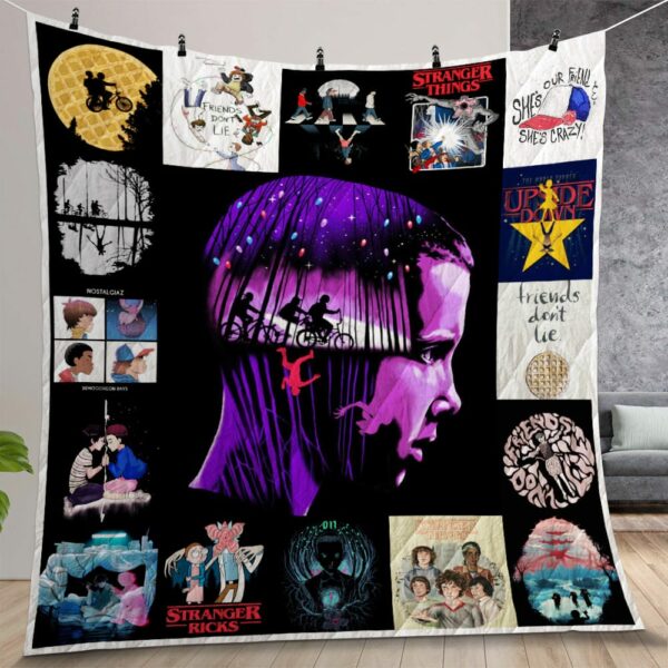 Stranger Things Quilt Gift For Christmas Birthday Thanksgiving Version 5