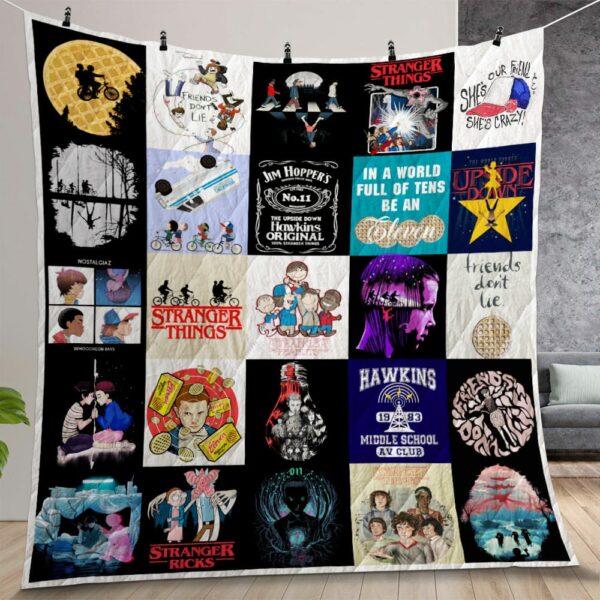 Stranger Things Quilt Gift For Christmas Birthday Thanksgiving Version 6