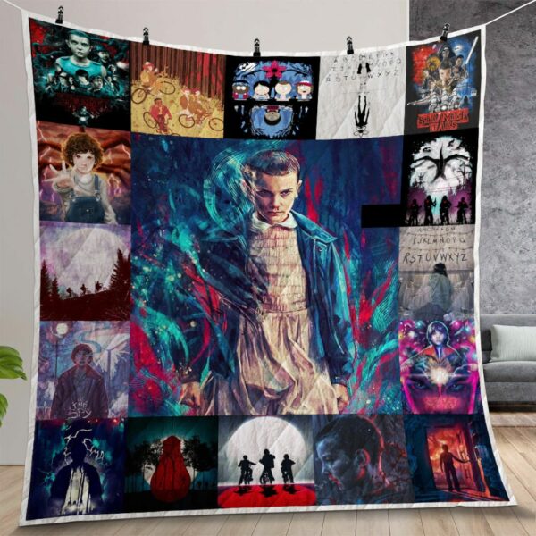 Stranger Things Quilt Gift For Christmas Birthday Thanksgiving Version 7