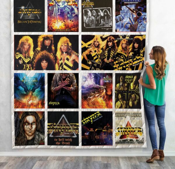 Stryper Albums Quilt Gift For Family On Christmas Black Friday Cyber Monday