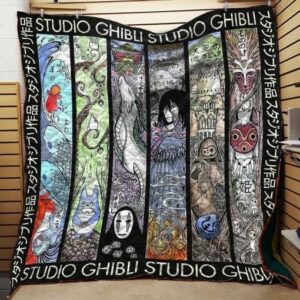Studio Ghibli Amine Quilt Gift For Christmas Black Friday Thanksgiving