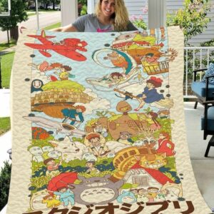Studio Ghibli Quilt Gift For Fans Birthdays
