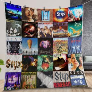 Styx Band Albums Quilt Gift For Christmas Black Friday Thanksgiving