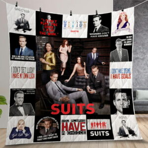 Suits Quilt Gift For Christmas Birthday Thanksgiving