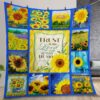 Sunflowers Trust In The Lord Quilt Gift For Christmas Birthday Thanksgiving