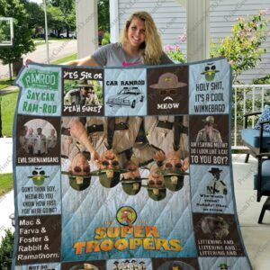 Super Troopers Quilt Gift For Christmas Black Friday Thanksgiving