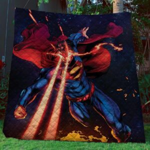 Superman Quilt Gift For Family On Christmas Black Friday Cyber Monday