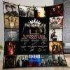 Supernatural 15 Years 15 Season Posters Quilt Gift For Christmas Birthday Halloween