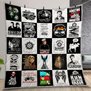 Supernatural Quilt Gift For Christmas Birthday Halloween