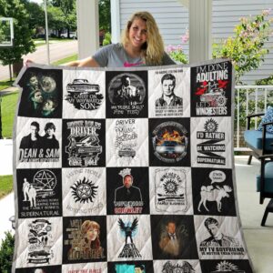 Supernatural Quilt Gift For Christmas Black Friday Thanksgiving