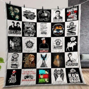 Supernatural Quilt Gift For Fans Christmas Black Friday