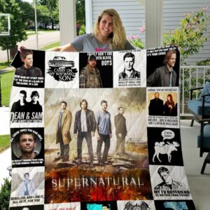 Supernatural Quilt Gift For Fans Christmas Black Friday Black Friday