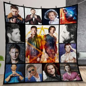 Supernatural Winchester Quilt Gift For Christmas Birthday Halloween