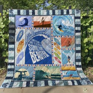 Surfing Quote Quilt Gift For Christmas Black Friday Thanksgiving