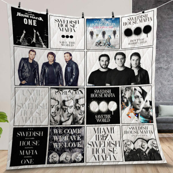 Swedish House Mafia Album Covers Quilt Gift For Family On Christmas Black Friday