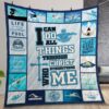 Swimming Christ Who Strengthens Me Quilt Gift For Christmas Birthday Thanksgiving