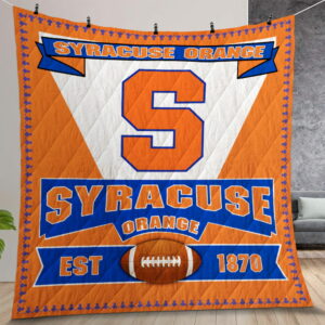 Syracuse Orange Quilt Gift For Christmas Birthday Thanksgiving Version 1