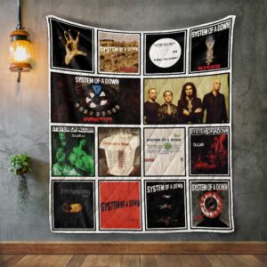 System Of A Down Album Covers Quilt Gift For Fans Christmas Black Friday Black Friday