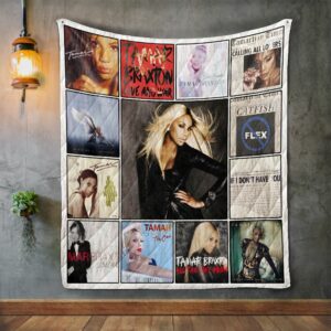 Tamar Braxton Album Covers Quilt Gift For Christmas Black Friday Thanksgiving